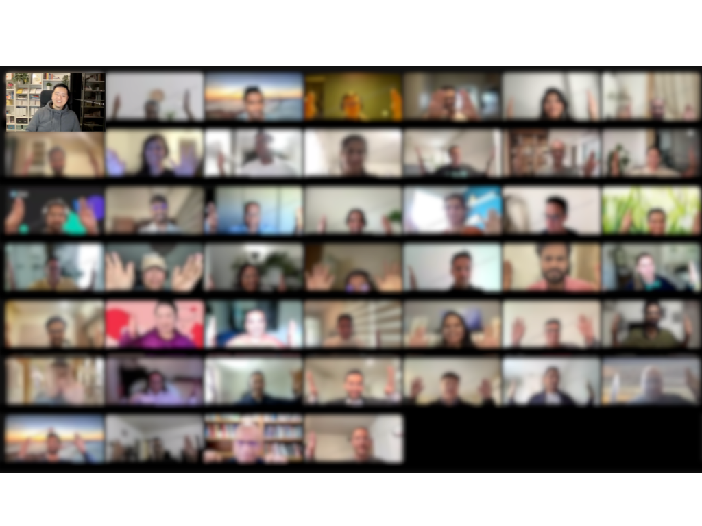 Product Academy community Zoom call